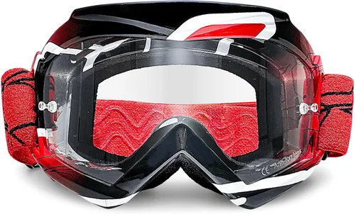 Miniatura 11 de Gafas de Motocross para Niños y Jóvenes - Gafas Off Road para Bicicleta de Cross y Motocicleta MX con Lentes de Protección UV Antiempañamiento