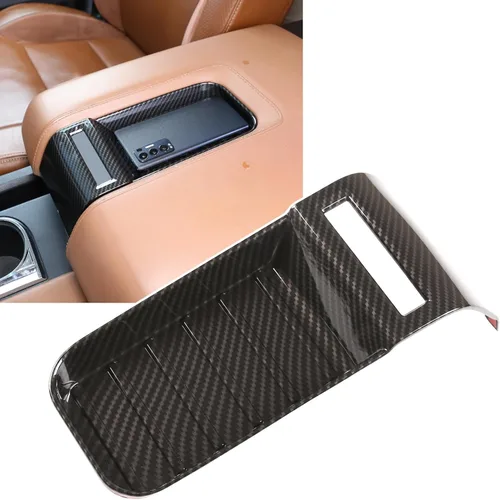 Caja de reposabrazos para consola central de automóvil, cubierta de ranura para Toyot@a Tundra 2014-2021, bandeja organizadora de consola,