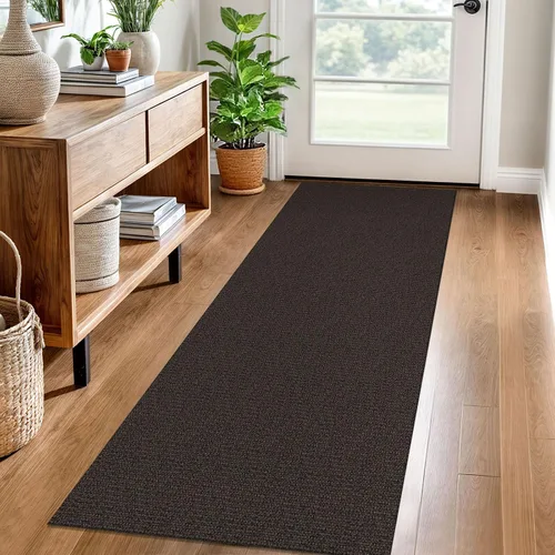 Miniatura 178 de EARTHALL Alfombra pequeña de 2 x 3 pies, lavable para entrada, antideslizante, trenzada, alfombra para puerta interior y exterior, alfombra tejida