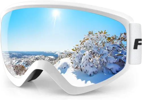 findway - Gafas de esquí para niños, OTG, antiempañantes, para usar sobre lentes, gafas de nieve y snowboard para niños y niñas
