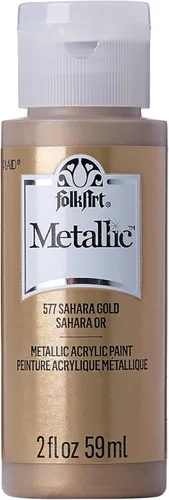 Miniatura 14 de FolkArt Pintura Acrílica Metálica para Manualidades, Fucsia Chispeante 60 ml Pintura Premium con Acabado Metálico, Perfecta para Aplicar Fácilmente