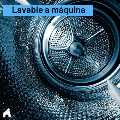 Miniatura 8 de GORILLA GRIP Alfombrilla para bañera patentada, lavable a máquina, con ventosas y orificios de drenaje para mantener las bañeras limpias, suave