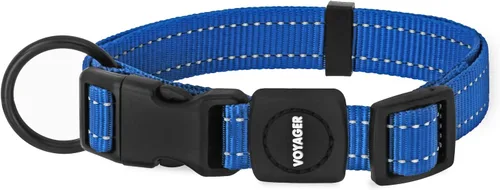 Miniatura 10 de Best Pet Supplies Voyager - Correa o collar reflectante para perro con asa de neopreno, para cachorros de raza pequeña, mediana y grande, bonita