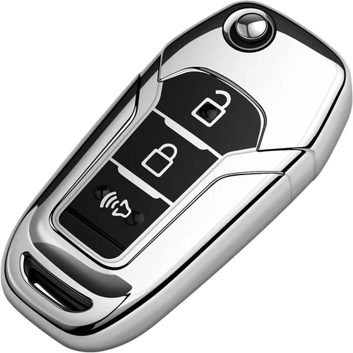 Miniatura 6 de Tukellen Funda para llavero Ford de TPU suave, protección completa, compatible con Ford F150 F250 F350 F450 F550 Explorer Ranger Escape Key Shell