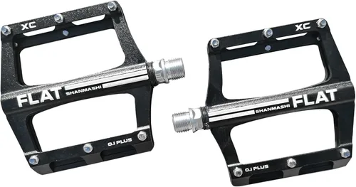 UPANBIKE Pedales de rodamiento de bicicleta de montaña 9/16 '' huso de aleación de aluminio plataforma plana para bicicleta de carretera BMX MTB