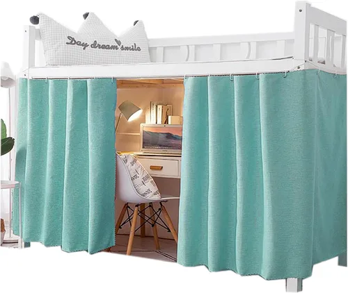 Miniatura 15 de Dorm Home - Cortinas opacas para literas, gruesas y sólidas, cortina de cama, tela para dosel de cama, para hombres y mujeres, cama individual