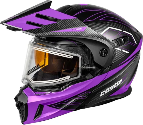 Miniatura 13 de Castle X CX950 V2 Wake - Casco eléctrico modular para nieve (rosa brillante glo/negro - Extra Pequeño)