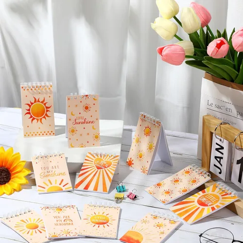 Miniatura 4 de Cholemy 24 cuadernos bohemios para el sol, a granel, hippie, groovy, bohemio, para el sol, cuadernos de bolsillo hippie para fiesta de cumpleaños