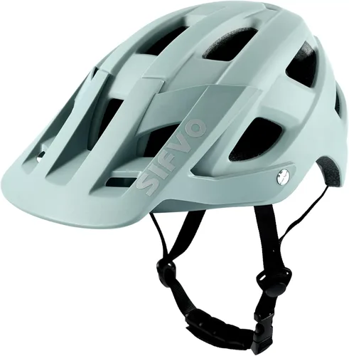 Miniatura 9 de Casco de bicicleta, cascos de bicicleta SIFVO para hombres y mujeres, casco de bicicleta de montaña con visera, cascos para adultos a jóvenes, casco