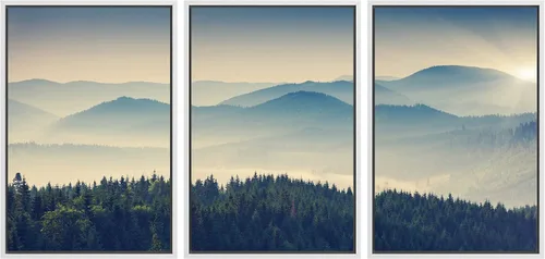Miniatura 35 de wall26 Lienzo enmarcado para pared, juego de arte debajo de los tallos de bambú verde, naturaleza, desierto, fotografía, realismo, contemporáneo