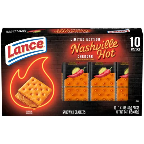 Miniatura 39 de Lance Galletas tipo sándwich, hechas con galletas integrales, mantequilla de maní, 10 paquetes individuales