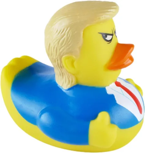 Miniatura 2 de Patos de goma chirriantes de 4 pulgadas para Jeeps, juguetes flotantes de baño para baby shower, decoración de tablero de automóvil, recuerdos