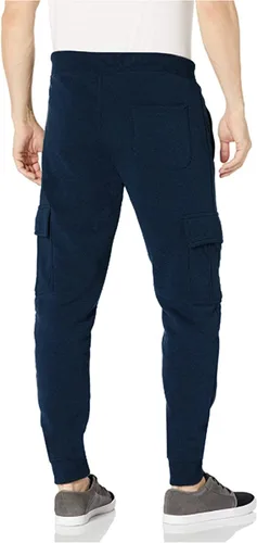Miniatura 2 de WT02 Pantalones deportivos de forro polar con bolsillos tipo cargo para hombre
