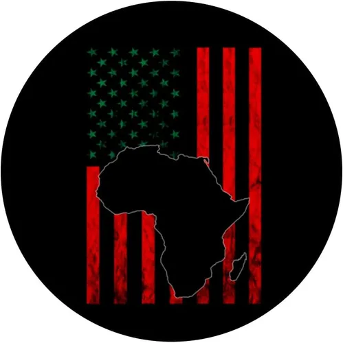 Miniatura 3 de Bandera panafricana de la UNIA de la historia negra afroamericana, PopSockets intercambiables PopGrip