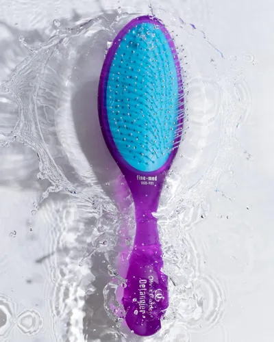 Miniatura 8 de Olivia Garden Aurora - Cepillo desenredante para cabello húmedo y seco de fino a medio, cepillo desenredante para mujeres, hombres, niños - Aurora