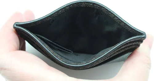 Miniatura 7 de Michael Kors Cooper - Funda para tarjetas altas para hombre, color marrón y negro