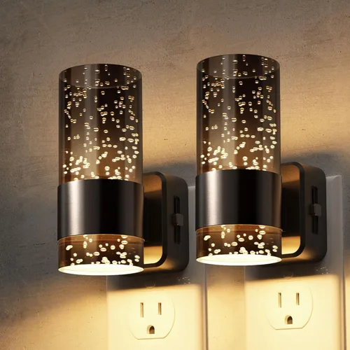 Miniatura 30 de L LOHAS LED Night Lights Plug into Wall, Acrylic Bubble Night Light,Dimmable Nightlight with 0-100 LM, 3000K Plug in Night Light with Dusk to Dawn