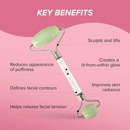 Miniatura 3 de Skin Gym Face Roller for Enhancing Radiance and Relaxing Tension, Face Massager Skin Care Beauty Tool, Rejuvenate Skin, Sculpt, Lift and Define