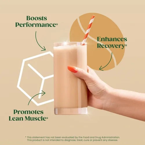 Miniatura 3 de Bloom Nutrition Proteína aislada de suero en polvo, café helado, mezcla de bebida pura Iso después del entrenamiento, mezcla de batidos con enzimas