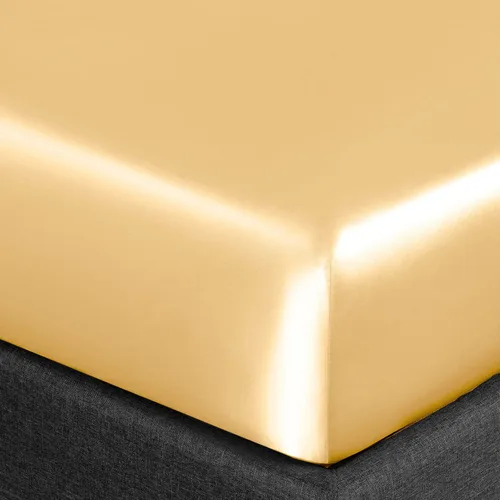 Miniatura 320 de Homiest Juego de sábanas de satén de lujo de 3 piezas con bolsillo profundo, 1 sábana bajera + 1 sábana encimera + 1 funda de almohada