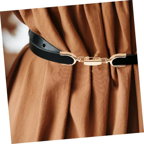 Miniatura 6 de EXCEART 5 dijes de cadena para zapatos con hebilla de cinturón para zapatos, mochila, ropa, bolsa, correa de metal, hebillas doradas Dorado