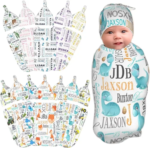 Miniatura 17 de Manta personalizada para bebé y niño con nombre, mantas de bebé personalizadas para niñas y niños con nombre, artículos personalizados para bebés