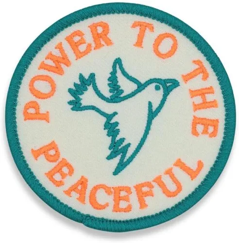 Miniatura 8 de Peace Fingers – Parche Social Good – Parches bordados de estilo de vida para ropa, adhesivo fuerte, parches bordados para ropa, tela, mochila