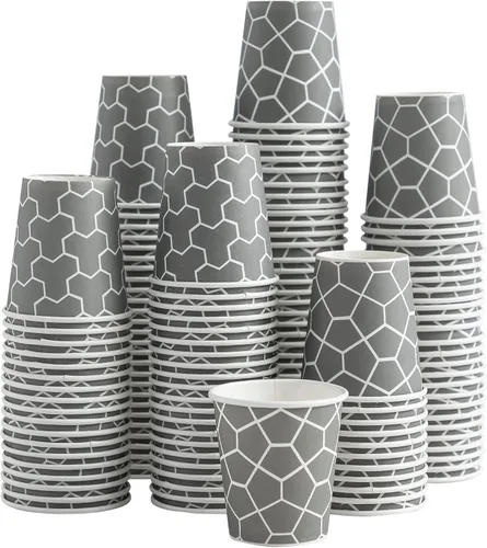 Paquete de 600 vasos de papel de 3 onzas, vasos de baño pequeños desechables para enjuague bucal, mini vasos de papel para baño, fiesta, picnic,