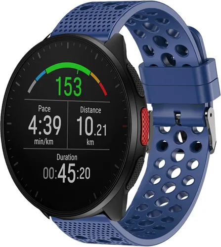 Miniatura 10 de Correa de repuesto compatible con Polar Smartwatch Band de 0.787 pulgadas y 0.866 pulgadas, correa deportiva con hebilla de metal compatible