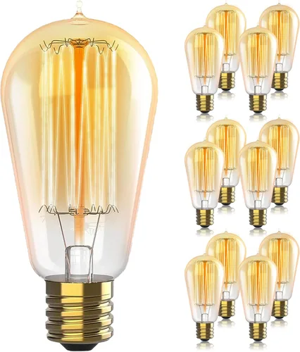 Miniatura 11 de Bombillas Edison incandescentes vintage de 60 W