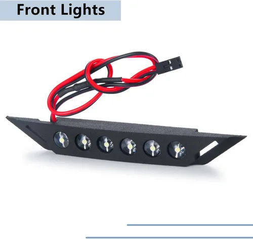 Miniatura 5 de MORLORDY RC delantera y trasera LED Kits de luz trasera para 1/10 TRX Slash VXL XL-5 actualizaciones 4x4 2WD camión