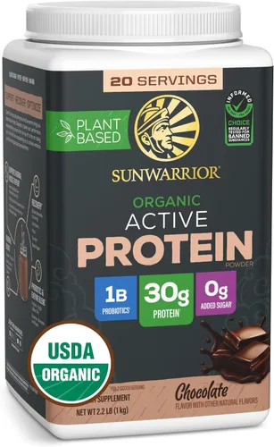 Miniatura 9 de Sunwarrior Proteína en Polvo a Base de Plantas Orgánica Proteína Vegana Orgánica con Aminoácidos BCAA Más Minerales de Recuperación y Botanicales