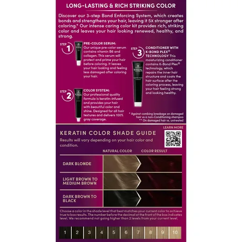 Miniatura 6 de Schwarzkopf con queratina color para el cabello Ruby Noir