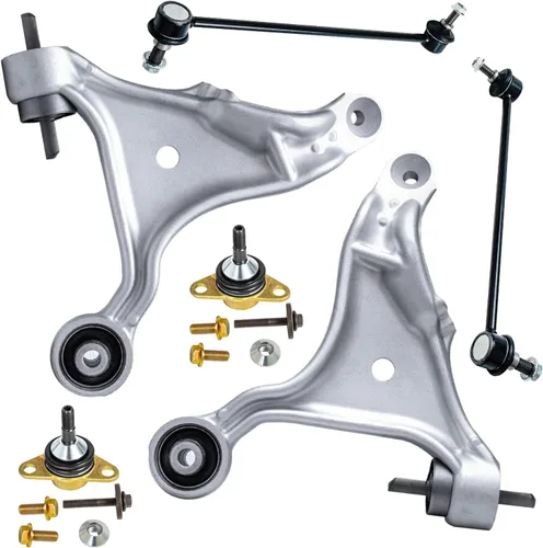 Miniatura 105 de Detroit Axle - Kit de extremo delantero para Chrysler 300 Dodge Charger Challenger 2011-2023, 2 brazos de control inferiores traseros 2 varillas
