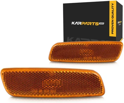 Miniatura 10 de KarParts360 Luz de marcador lateral para Scion xA 2004 2005 2006 lado del conductor Delantero Parachoques Lente ámbar LX2550103 8174030120
