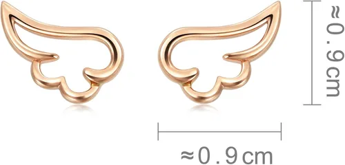Miniatura 6 de Chow Sang Sang 92149E - Aretes de oro rosa de 18 quilates para mujer
