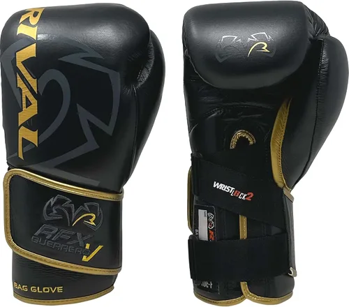 Miniatura 2 de Guantes de boxeo RIVAL RFX-Guerrero-V para bolsa de entrenamiento, con relleno de espuma multicapa (HDEF), cuero premium, sistema Wrist Lock 2