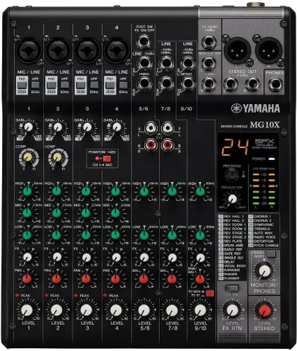 Miniatura 23 de Mezclador estéreo compacto de 6 entradas Yamaha MG06, Negro