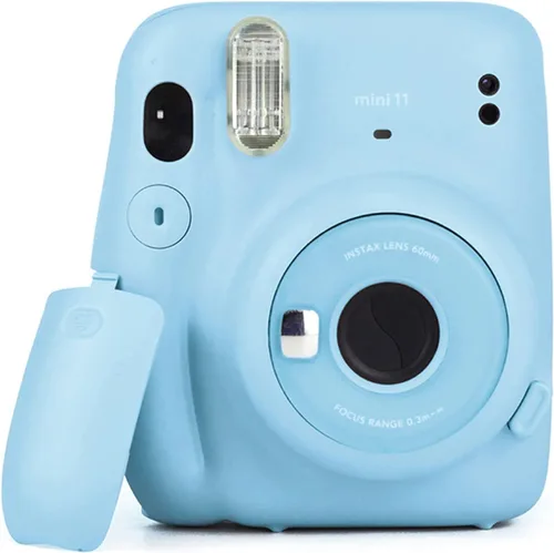 Miniatura 2 de Cubierta de la puerta de la batería para Instax mini 11 Accesorios Funda de cámara de película instantánea - Rosa rubor