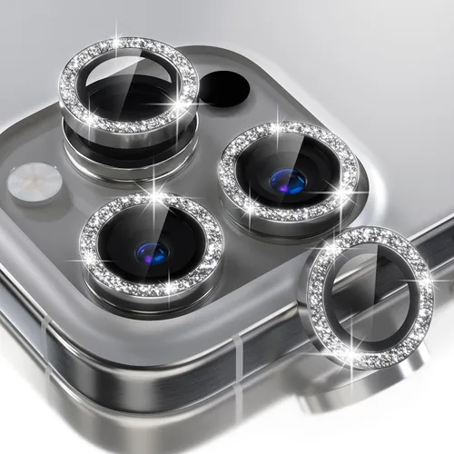 Miniatura 80 de Choiche Compatible para iPhone 17 Pro/iPhone 17 Pro Max Protector de Lente de Cámara, Protector de Pantalla de Cubierta de Cámara de Vidrio Templado