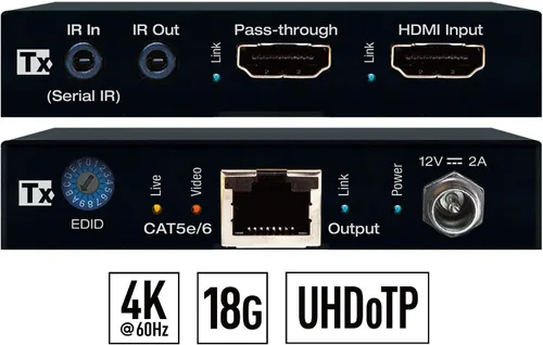 Miniatura 2 de KD-EX18G: Juego de extensor CAT6 de más de 114.8 ft HDMI