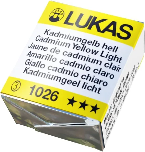 Miniatura 40 de Lukas 1862 Aquarell Artists' - Tubos de acuarela para artistas, color cian (primario), 0.8 fl oz, pintura de acuarela vibrante de grado profesional