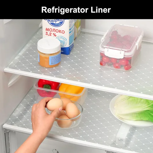Miniatura 8 de Cooyes Revestimiento para estanterías – Revestimiento de gabinete y cajón no adhesivo prémium para cocina – Papel impermeable con patrón moderno
