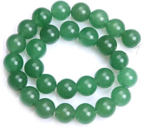 Miniatura 24 de JOE FOREMAN Cuentas de aventurina naranja para hacer joyas, piedras preciosas naturales semipreciosas de 0.394 in, redondas de 15 pulgadas