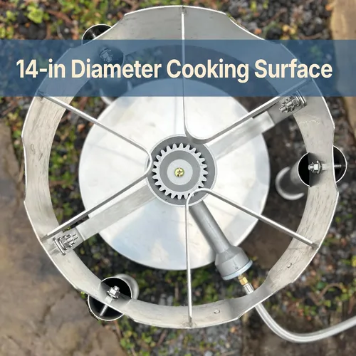 Miniatura 2 de Bayou Classic El kit de cocina de caldera de acero inoxidable cuenta con caldera de acero inoxidable de 44 cuartos con tapa, cesta de vapor/hervir