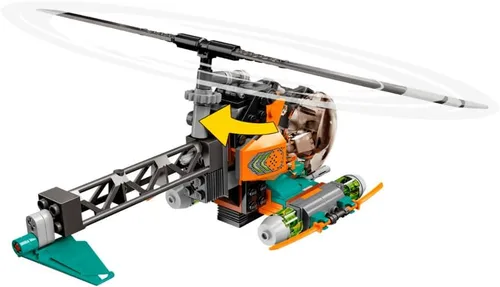 Miniatura 6 de LEGO Ninjago Jay y NYA's Race Car EVO 71776 Kit de construcción (536 piezas)