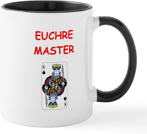 Miniatura 17 de CafePress Euchre Champ Mugs Taza de café de cerámica de 11 oz (11.0 fl oz)