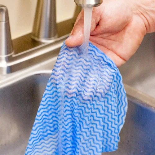 Miniatura 2 de Restaurantware RW Clean - Paños de limpieza reutilizables de 23.6 x 11.8 pulgadas, 10 toallitas multiusos para platos, duraderos, lavables a