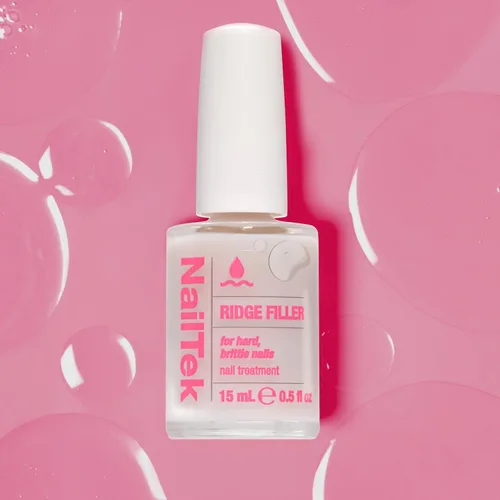 Miniatura 7 de Nail Tek Ridge Filler Formula 3 - Relleno transparente para uñas, capa base, esmalte fortalecedor de uñas para uñas duras y quebradizas, 0.5 onzas