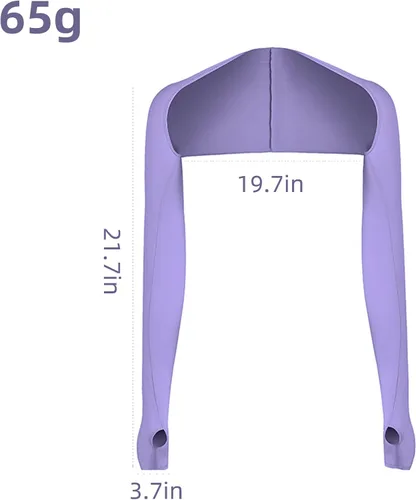 Miniatura 2 de LUCKYLUAN 9 pares unisex de chal de enfriamiento para brazos, protección solar para mujeres, hombres, golf y deportes al aire libre